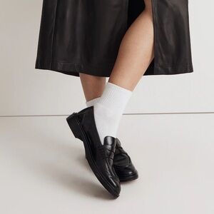 Madewell Vernon Loafers Black Leather